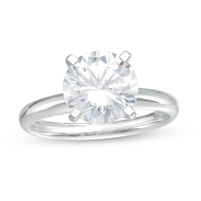 Main Image 1 of 3 CT. Certified Lab-Grown Diamond Solitaire Engagement Ring in 14K White Gold (F/VS2)