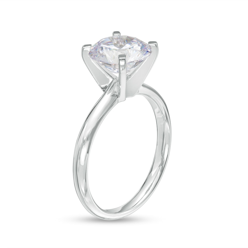 Main Image 3 of 3 CT. Certified Lab-Grown Diamond Solitaire Engagement Ring in 14K White Gold (F/VS2)