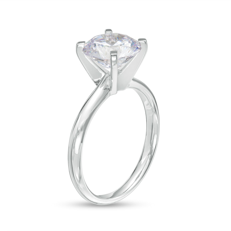 3 CT. Certified Lab-Created Diamond Solitaire Engagement Ring in 14K White Gold (F/VS2)