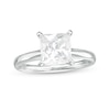 Thumbnail Image 0 of 2 CT. Certified Princess-Cut Lab-Created Diamond Solitaire Engagement Ring in 14K White Gold (F/VS2)