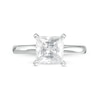 Thumbnail Image 4 of 2 CT. Certified Princess-Cut Lab-Grown Diamond Solitaire Engagement Ring in 14K White Gold (F/VS2)