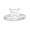 Thumbnail Image 1 of 3 CT. Certified Princess-Cut Lab-Grown Diamond Solitaire Engagement Ring in 14K White Gold (F/VS2)
