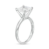 Thumbnail Image 2 of 3 CT. Certified Princess-Cut Lab-Created Diamond Solitaire Engagement Ring in 14K White Gold (F/VS2)