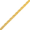 Thumbnail Image 1 of Diamond-Cut Braided Herringbone Bracelet in 10K Gold - 7.25"