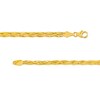 Thumbnail Image 4 of Diamond-Cut Braided Herringbone Bracelet in 10K Gold - 7.25"