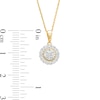 Thumbnail Image 2 of 1/3 CT. T.W. Diamond Frame Pendant in 10K Gold