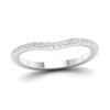 Thumbnail Image 0 of Trouvaille Collection 1/8 CT. T.W. DeBeers®-Graded Diamond Contour Anniversary Band in Platinum (F/I1)