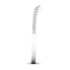 Thumbnail Image 2 of Trouvaille Collection 1/8 CT. T.W. DeBeers®-Graded Diamond Contour Anniversary Band in Platinum (F/I1)