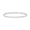 Thumbnail Image 1 of 1 CT. T.W. Lab-Grown Diamond Line Bangle in 14K White Gold (F/SI2) – 7.25"