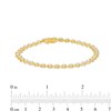 Thumbnail Image 3 of 1/2 CT. T.W. Cushion-Shaped Multi-Diamond Tilted Frame Line Bracelet in 10K Gold