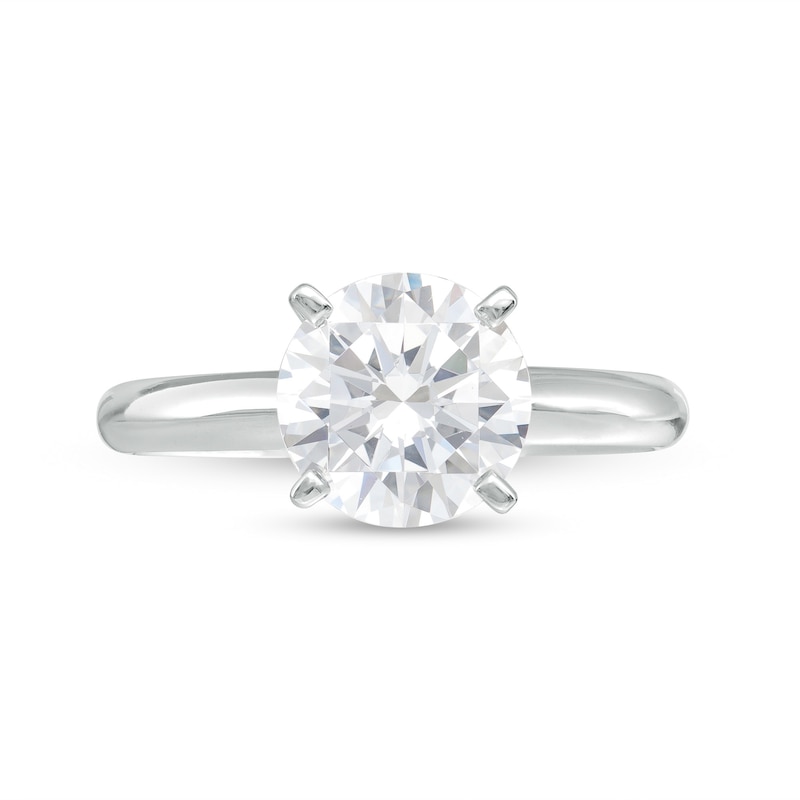 2 CT. T.W. Certified Lab-Created Diamond Solitaire Engagement Ring in 14K White Gold (F/VS2)