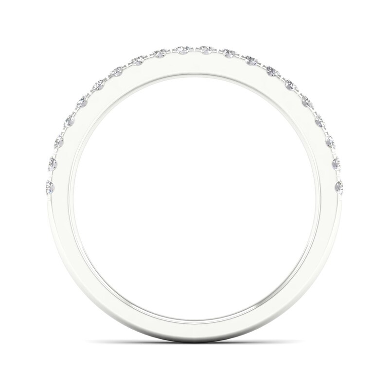 Main Image 3 of Trouvaille Collection 1/4 CT. T.W. DeBeers®-Graded Diamond Anniversary Band in Platinum (F/I1)