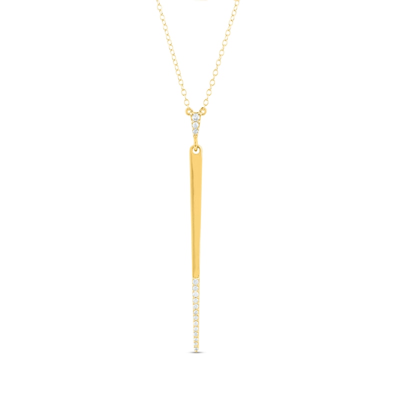 LOVE Letter Station Necklace in 10K Gold - 20