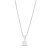 Thumbnail Image 1 of 1/4 CT. Diamond Solitaire Pendant in 14K White Gold (I/I2)