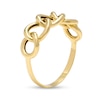 Thumbnail Image 2 of Half Curb Link Ring in 14K Gold - Size 7