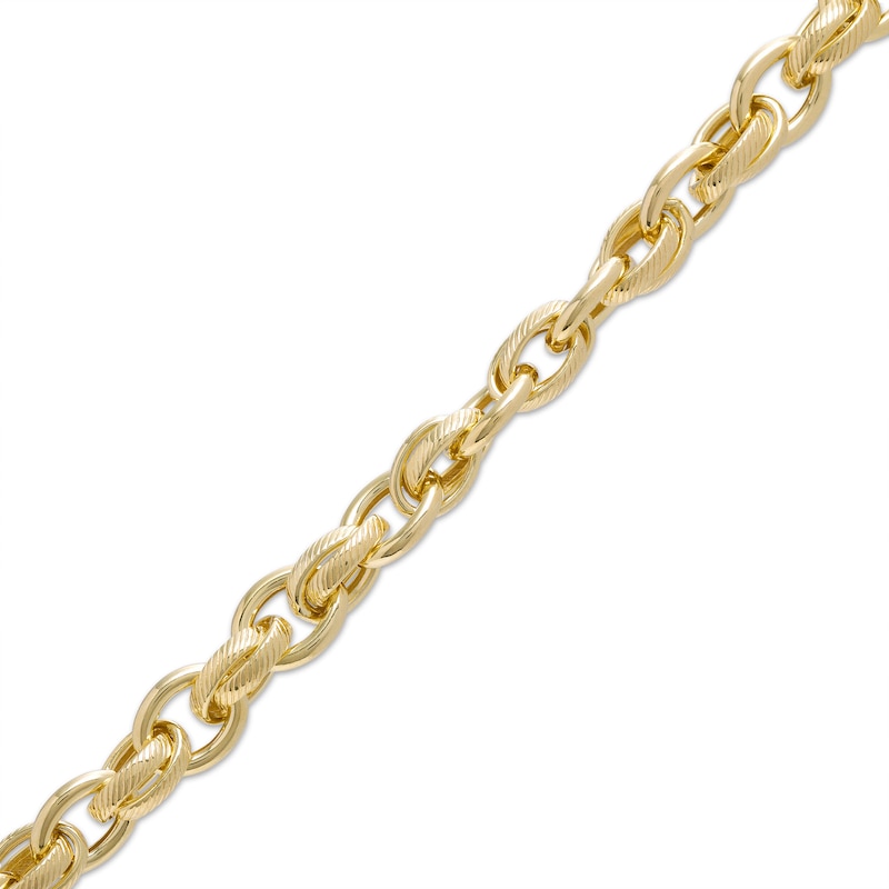 Subtle Flat Cable Gold Chain for Men