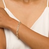 Thumbnail Image 1 of 2.0mm Cheval Chain Bracelet in 14K Gold - 7.5"