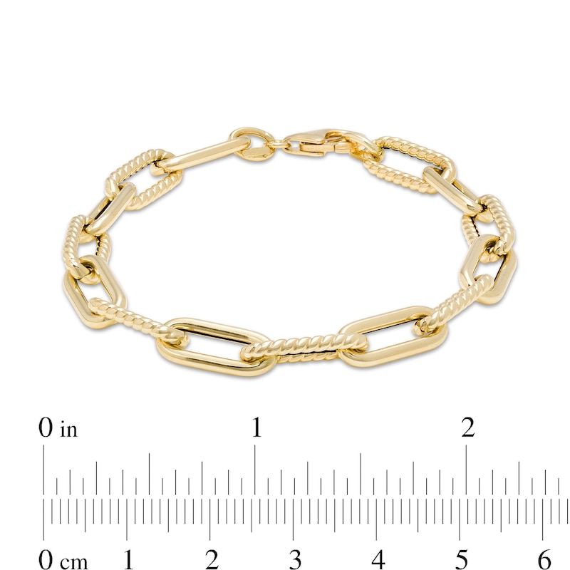 Main Image 4 of 2.0mm Cheval Chain Bracelet in 14K Gold - 7.5&quot;