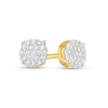 Thumbnail Image 1 of Men's 1/4 CT. T.W. Multi-Diamond Stud Earrings in 10K Gold