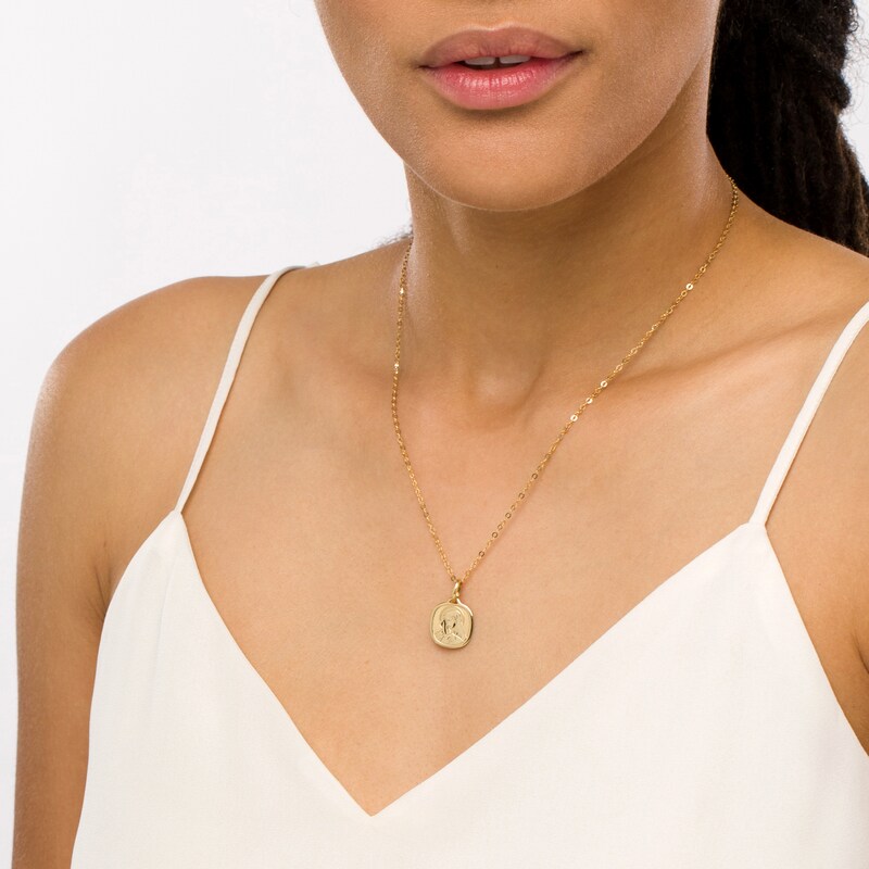 Main Image 2 of Virgin Mary Pendant in 10K Gold