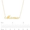 Thumbnail Image 2 of Cursive "Mama" Necklace in 10K Gold