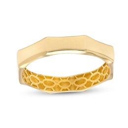Bamboo Band in 10K Gold - Size 7