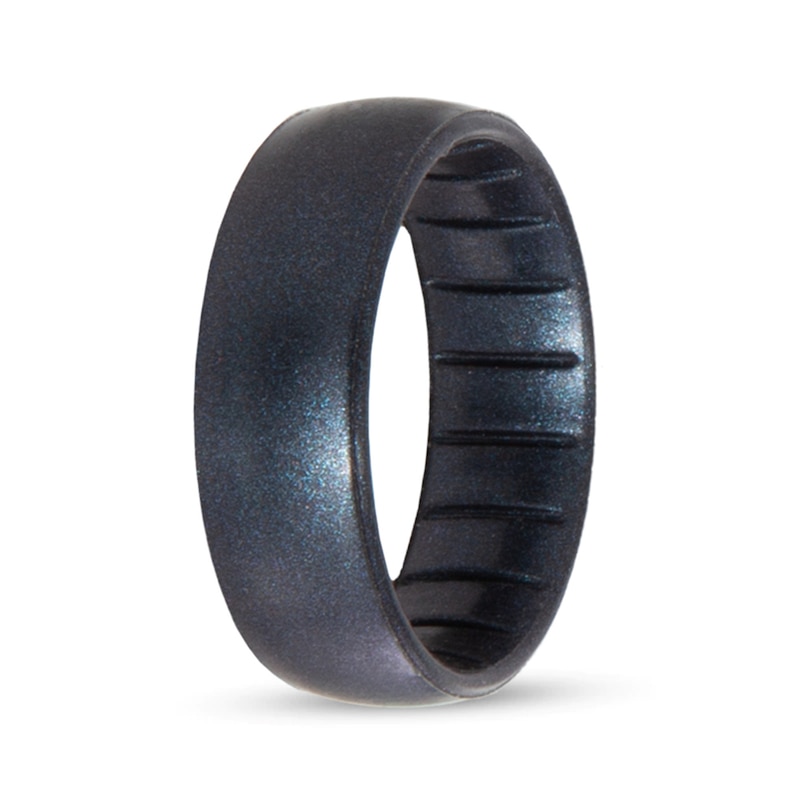 Main Image 3 of Enso Rings Elements Collection - 6.6mm Black Pearl Silicone Band