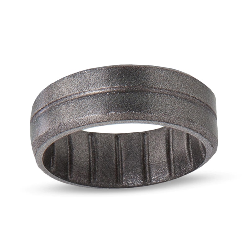 Main Image 1 of Enso Rings Contour Elements Collection - 7.24mm Platinum Silicone Band