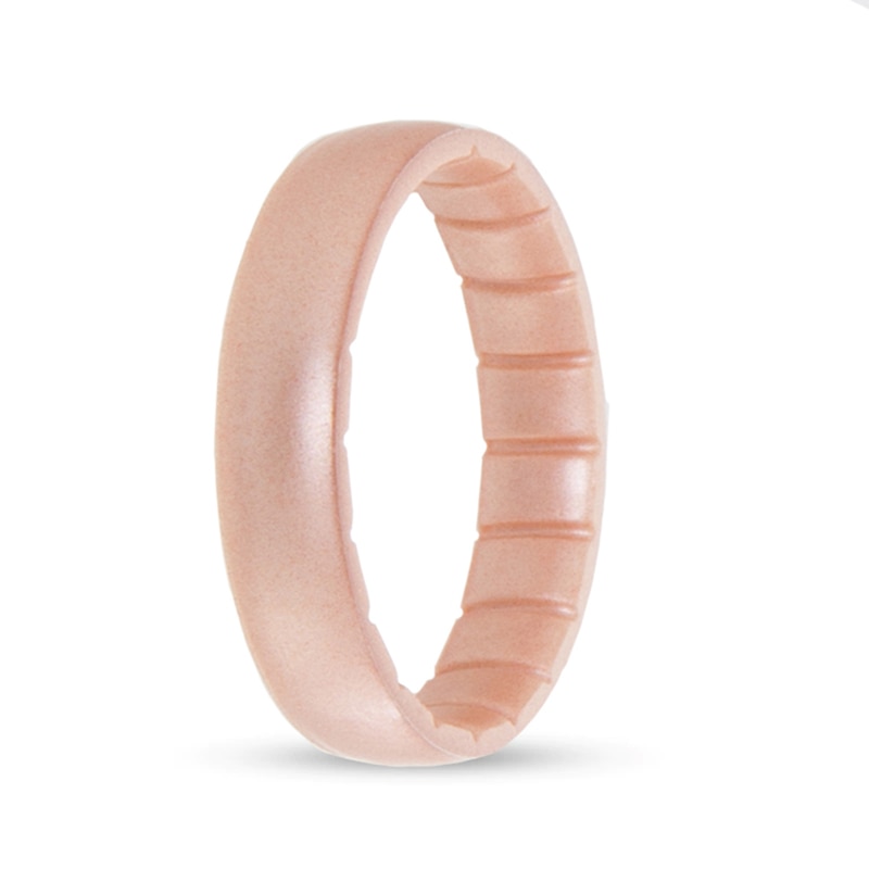Main Image 3 of Enso Rings Elements Collection - 4.3mm Rose Gold Silicone Band