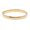 Thumbnail Image 1 of 066 Gauge Oval Bangle in 14K Gold - 7.5"