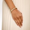Thumbnail Image 2 of 066 Gauge Oval Bangle in 14K Gold - 7.5"