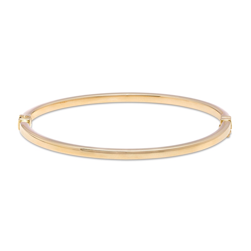 Main Image 1 of 3.0mm Squared Bangle in 10K Gold
