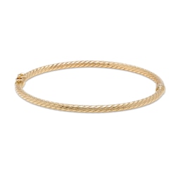 3.0mm Rope Bangle in 10K Gold