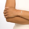 Thumbnail Image 2 of 1/2 CT. T.W. Oval-Shaped Multi-Diamond Bracelet in 10K Gold – 7.25"