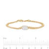 Thumbnail Image 4 of 1/2 CT. T.W. Oval-Shaped Multi-Diamond Bracelet in 10K Gold – 7.25"