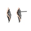 Thumbnail Image 3 of Enchanted Disney Villains Maleficent Black Diamond Pendant and Stud Earrings Set in Sterling Silver and 10K Rose Gold