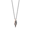 Thumbnail Image 4 of Enchanted Disney Villains Maleficent Black Diamond Pendant and Stud Earrings Set in Sterling Silver and 10K Rose Gold