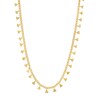 Thumbnail Image 1 of Dangle Choker Necklace in 10K Gold - 16"