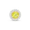 Thumbnail Image 1 of Peridot and Diamond Accent Frame Charm in 10K Gold
