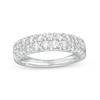 Thumbnail Image 1 of 1-1/2 CT. T.W. Lab-Grown Diamond Double Row Anniversary Band in 14K White Gold (F/VS2)