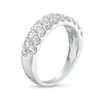 Thumbnail Image 2 of 1-1/2 CT. T.W. Lab-Grown Diamond Double Row Anniversary Band in 14K White Gold (F/VS2)