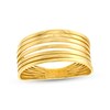 Thumbnail Image 1 of Multi-Strand Ring in 10K Gold - Size 7