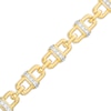 Thumbnail Image 1 of Men's 2 CT. T.W. Diamond Link Bracelet in 10K Gold – 8.5"