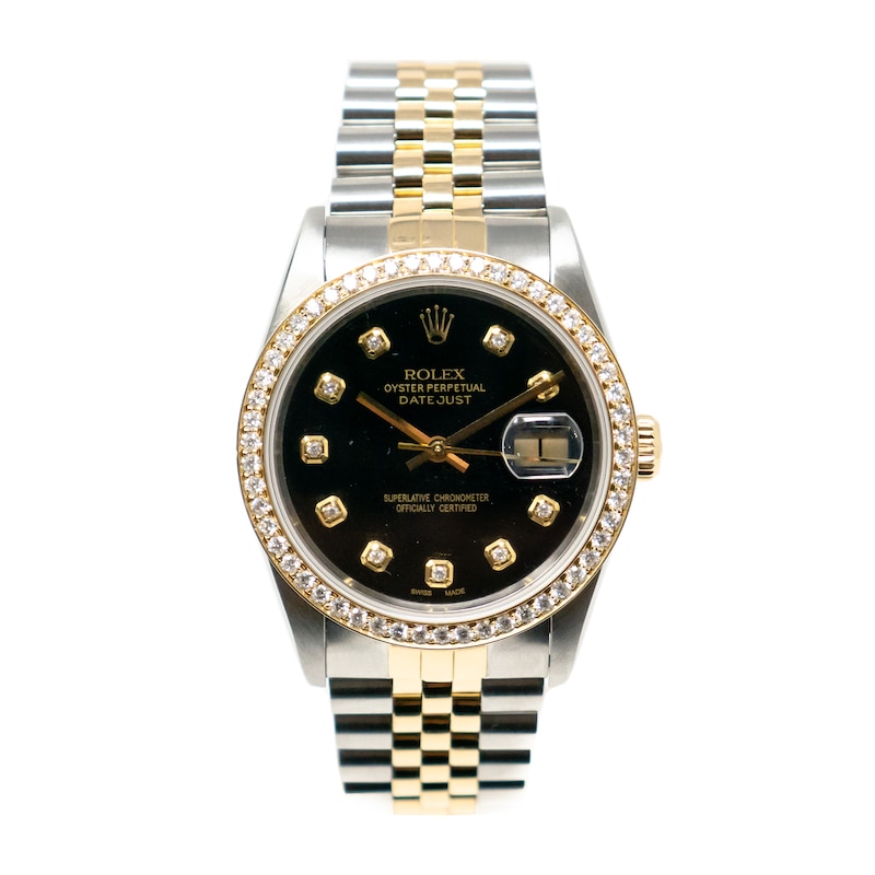 kredit At deaktivere ufuldstændig Previously Owned - Ladies' Rolex Datejust 26 1 CT. T.W. Diamond Two-Tone  Automatic Watch (Model: 69173) | Zales Outlet