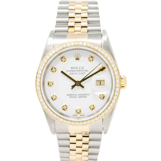 ladies diamond rolex datejust
