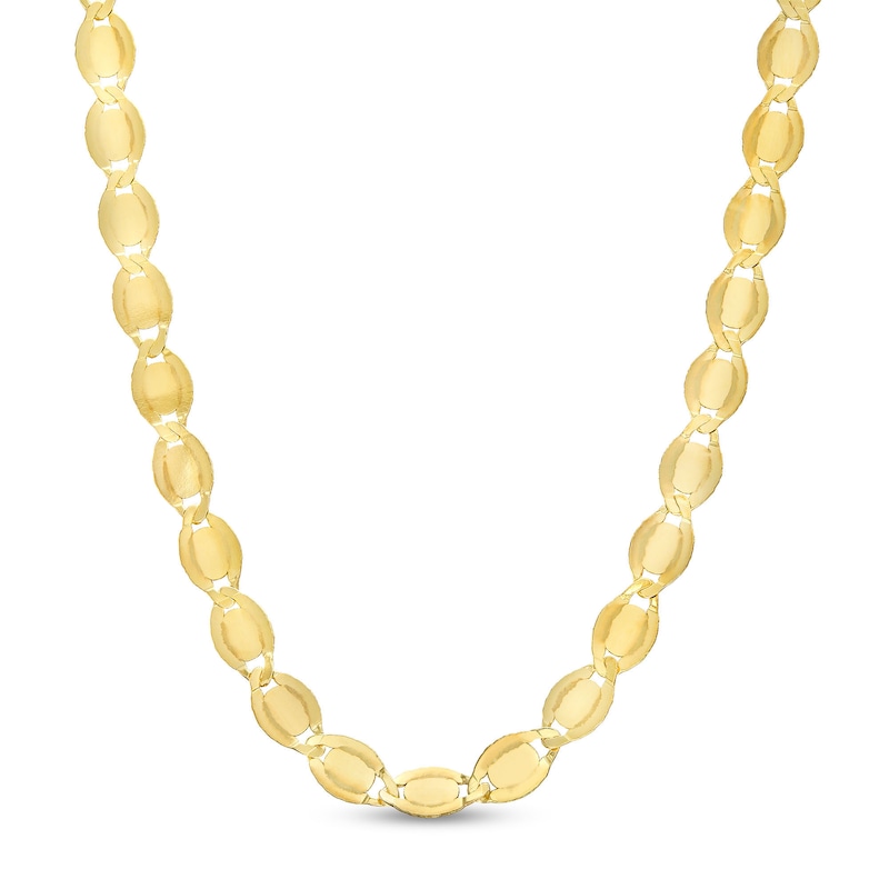 3.7mm Valentino Chain Necklace in Solid 14K Gold - 18"