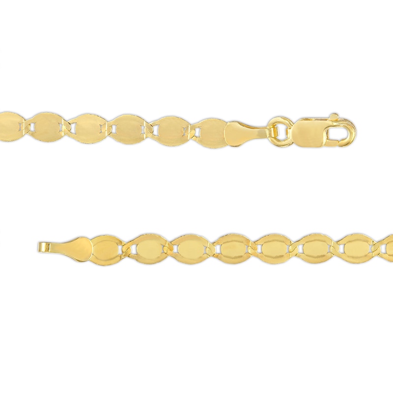 3.7mm Valentino Chain Necklace in Solid 14K Gold - 18"