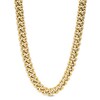 Thumbnail Image 1 of Italian Gold 4.0mm Curb Chain Necklace in Hollow 14K Gold - 18"