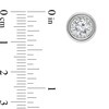 Thumbnail Image 2 of 1/3 CT. T.W. Diamond Solitaire Stud Earrings in 14K White Gold