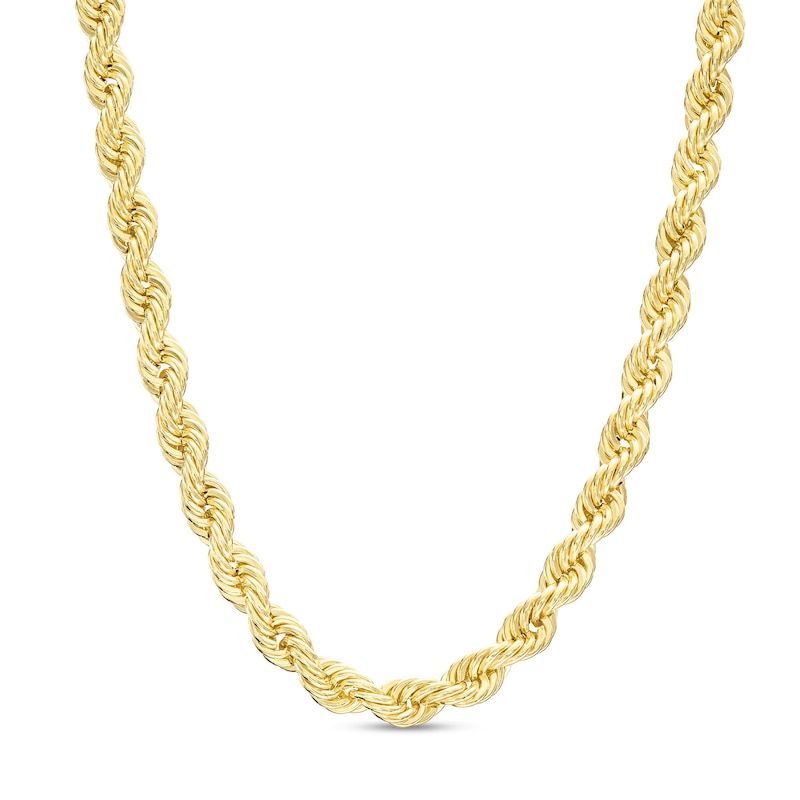 Main Image 1 of 2.7mm Rope Chain Necklace in Hollow 14K Gold - 20"
